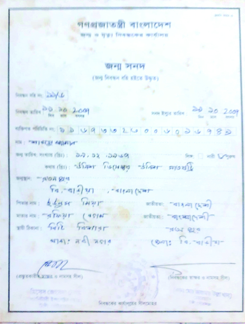 Image of জাহিদুজ্জামান তানভীন